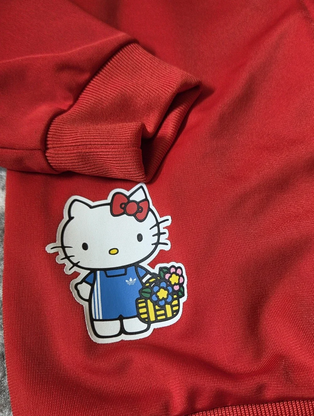 adidas Originals x Hello Kitty Toddler SST Tracksuit Set Red 4T